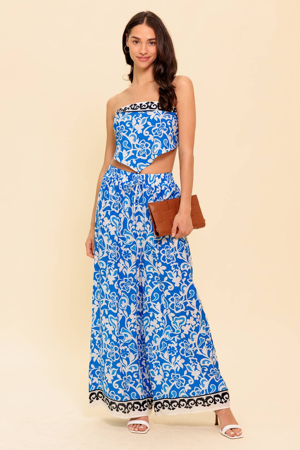 SPARKING INSPIRATION WOVEN TOP AND PANT SET Flying Tomato